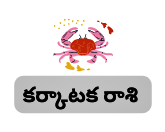 Today Karkataka Rasi Phalalu in Telugu