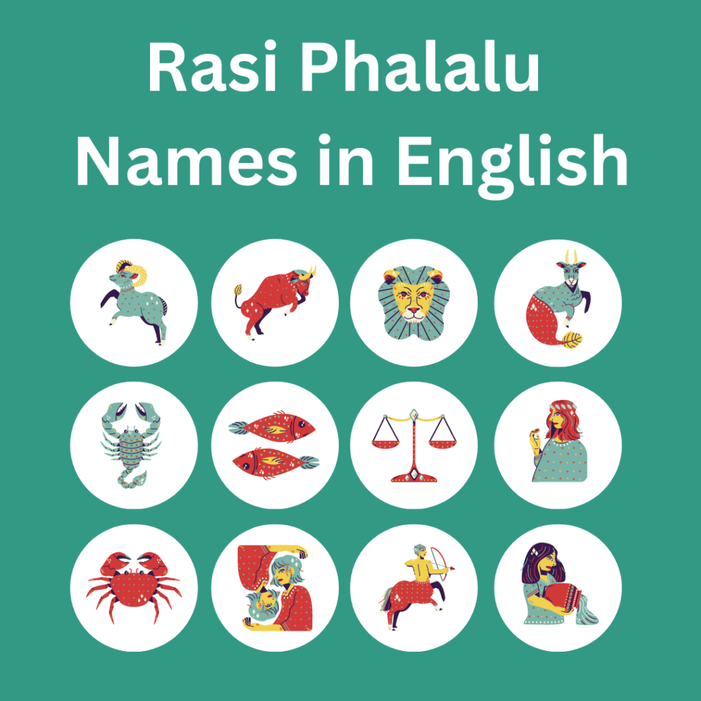 Rasi Phalalu Names in English